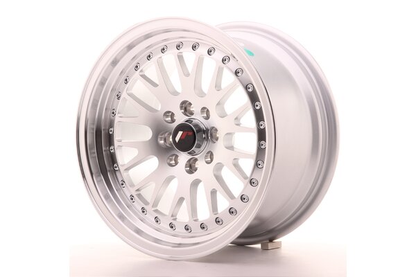 JR Wheels JR10 8x15 ET20 4x100/108 Silver Machined Face