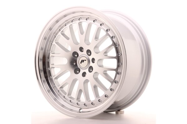 JR Wheels JR10 8x17 ET20 4x100/108 Silver Machined Face