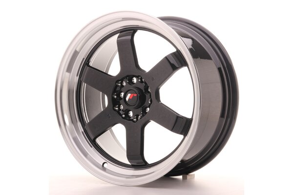 JR Wheels JR12 8x17 ET33 4x100/114 Gloss Black