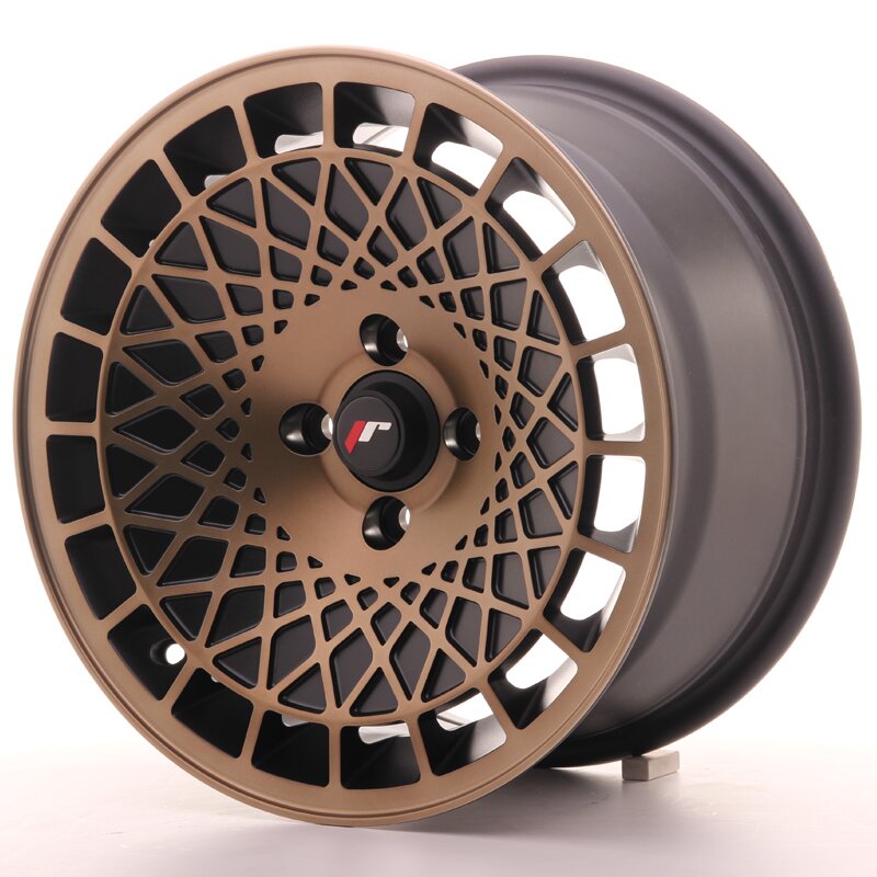 JR Wheels JR14 8x15 ET20 4x100 Black Bronze Finish