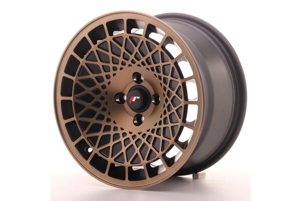 JR Wheels JR14 8x15 ET20 4x100 Black Bronze Finish