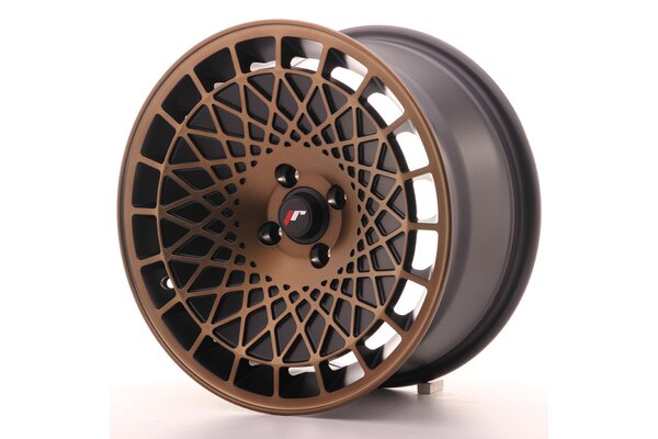 JR Wheels JR14 8x16 ET15 4x100 Black Bronze Finish