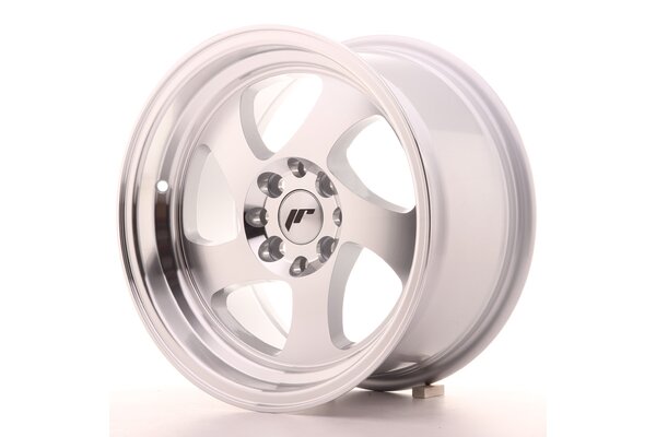 JR Wheels JR15 8x15 ET20 4x100/108 Machined Silver