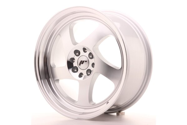 JR Wheels JR15 8x17 ET35 4x100/114 Machined Silver