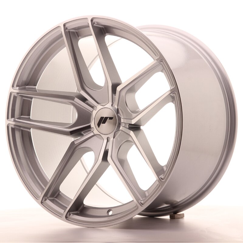 JR Wheels JR25 8,5x19 ET20-40 5H(5x...) Silver Machined Face