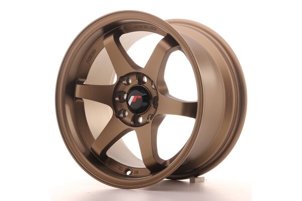 JR Wheels JR3 8x15 ET25 4x100/108 Anodized Bronze