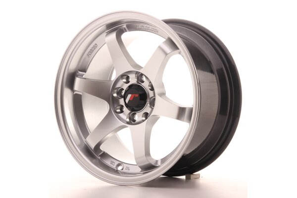 JR Wheels JR3 8x15 ET25 4x100/108 Hyper Silver