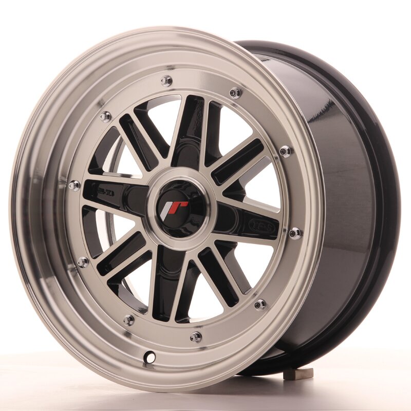 JR Wheels JR31 7.5x15 ET20 4x100 Gloss Black Machined Face