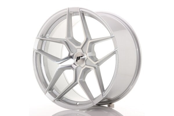 JR Wheels JR34 10x20 ET20-40 5H(5x...) Silver Machined Face