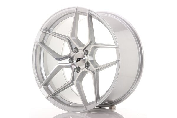 JR Wheels JR34 10x20 ET40 5x120 Silver Machined Face