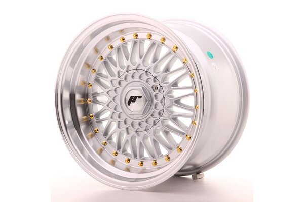 JR Wheels JR9 10x17 ET20 BLANK Silver w/Machined Lip