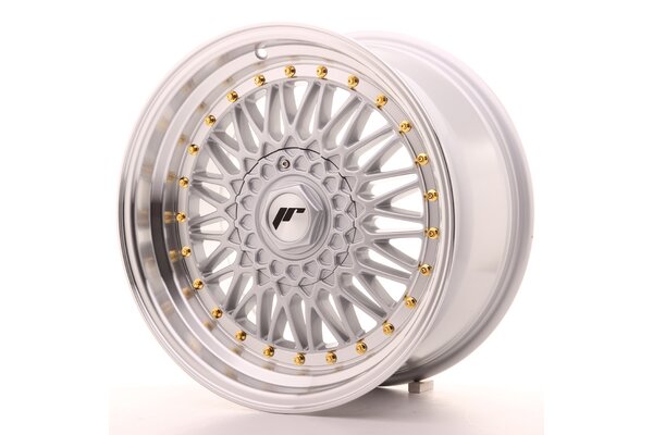 JR Wheels JR9 8,5x17 ET35 BLANK Silver w/Machined Lip
