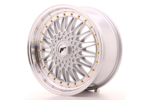 JR Wheels JR9 8x18 ET40 5x112/114 Silver w/Machined Lip