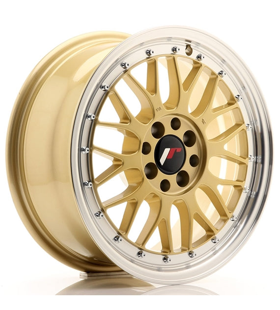 JR Wheels JR23 8x18 ET20-42 5H(5x...) Gold w/Machined Lip