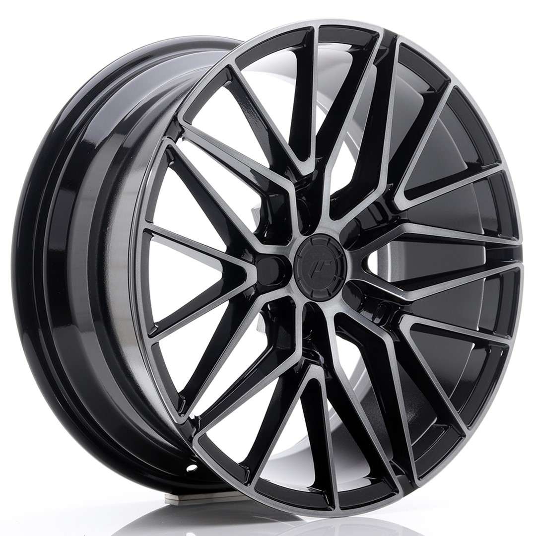 JR Wheels JR38 8x19 ET40 5x112 Black Machined w/Tinted Face