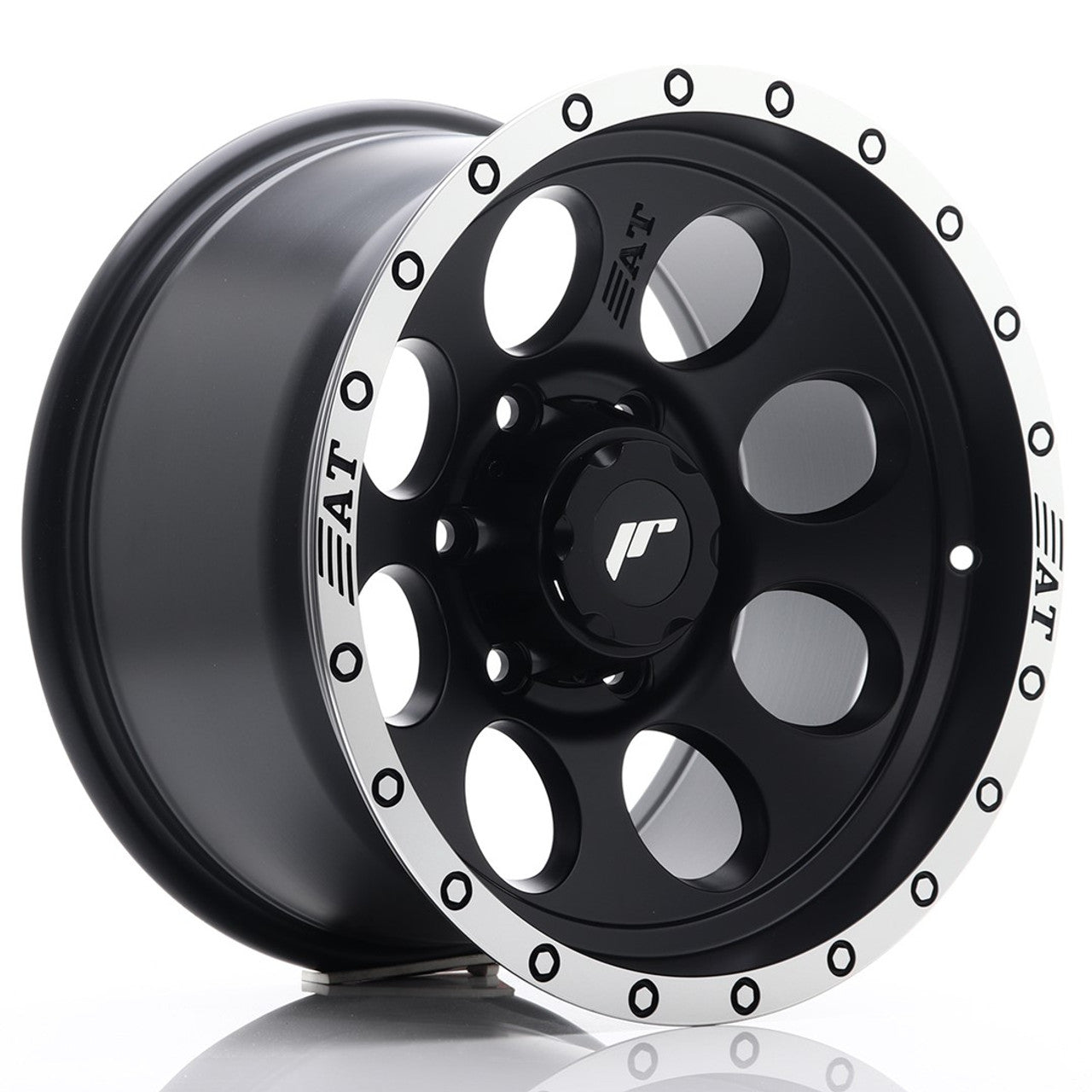 JR Wheels JRX4 8.5x17 ET20 6x114.3 Matt Black w/Machined Lip 8,5x17 ET20 6x114,3 Alufelge Matt Schwarz