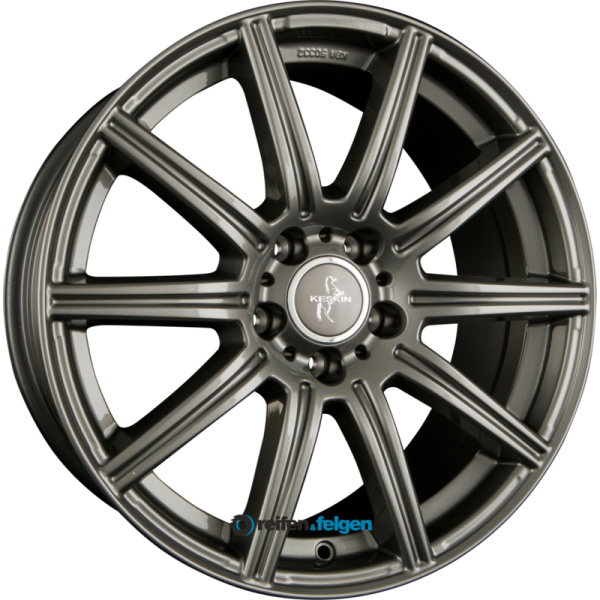 KESKIN KT16 DYNAMIC 8.5x19 ET30 5x112 NB66.6 Palladium Painted (PP)