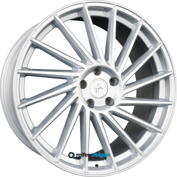 KESKIN KT17 HURRICANE 10x22 ET20 5x112 NB66.6 Crystal Silver (CS)