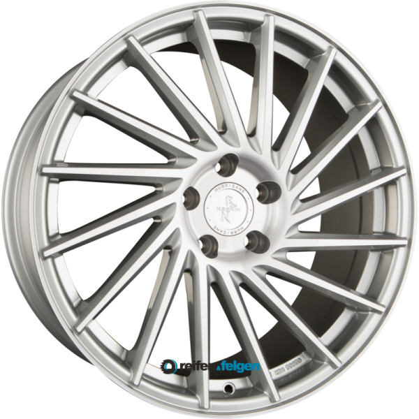 KESKIN KT17 HURRICANE 8.5x19 ET30 5x112 NB72.6 Silver Front Polish (SFP)