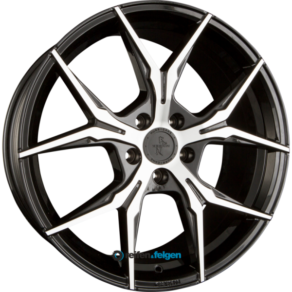 KESKIN KT19 ANGEL 8x18 ET40 5x114.3 NB72.6 Black Front Polish (BFP)