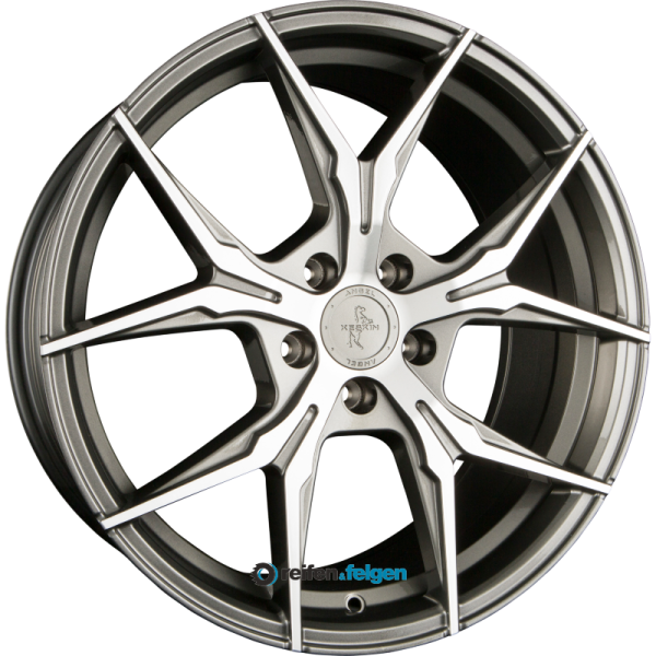 KESKIN KT19 ANGEL 8x18 ET40 5x114.3 NB72.6 Palladium Front Polish (PFP)