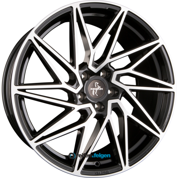 KESKIN KT20 FUTURE 8.5x19 ET30 5x100 NB57.1 Black Front Polish (BFP)
