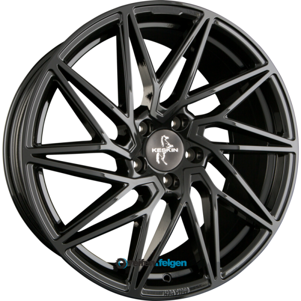 KESKIN KT20 FUTURE 8.5x19 ET30 5x100 NB57.1 Black Painted (BP)