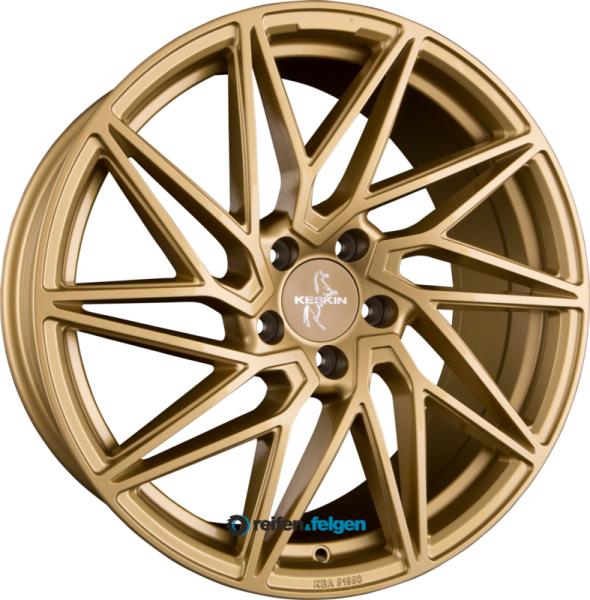 KESKIN KT20 FUTURE 8.5x19 ET30 5x112 NB72.6 Gold (G)