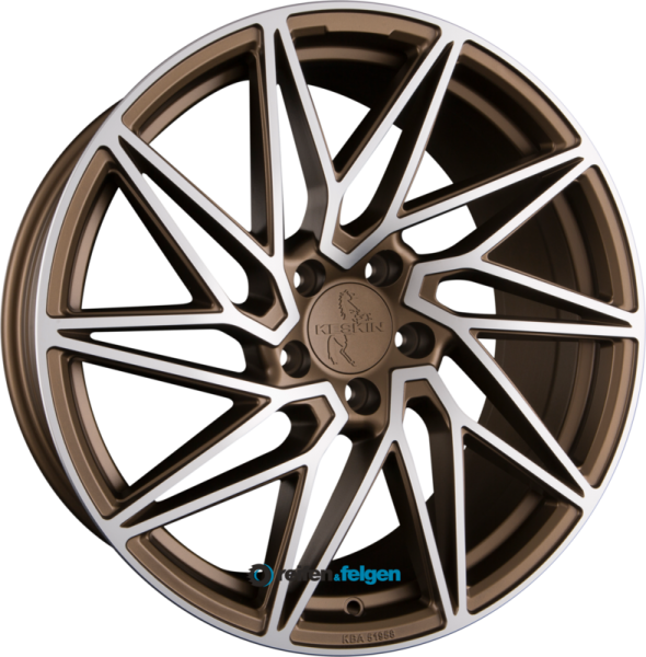 KESKIN KT20 FUTURE 8.5x19 ET45 5x112 NB72.6 Bronze Front Polish (BRZFP)