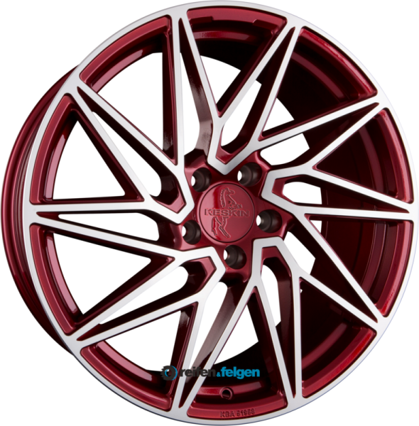 KESKIN KT20 FUTURE 8.5x19 ET45 5x112 NB72.6 Candy Red Front Polish (CRFP)