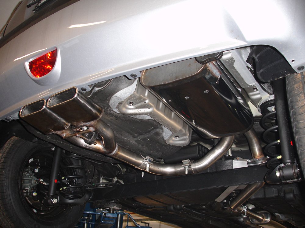 Fox Auspuff Sportauspuff Komplettanlage für Kia Rio II 1.4l 71kW 1.5l 81kW