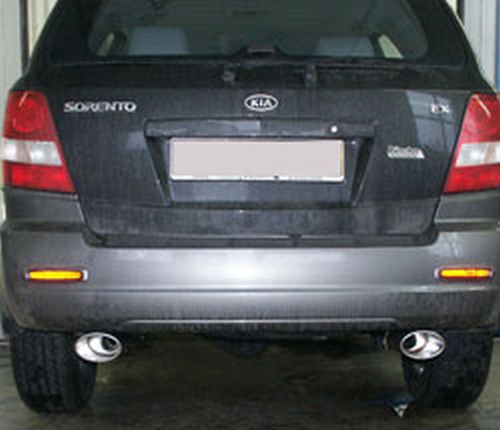 Fox Duplex Endrohrsystem für Kia Sorento Typ JC 2.4l 102kW
