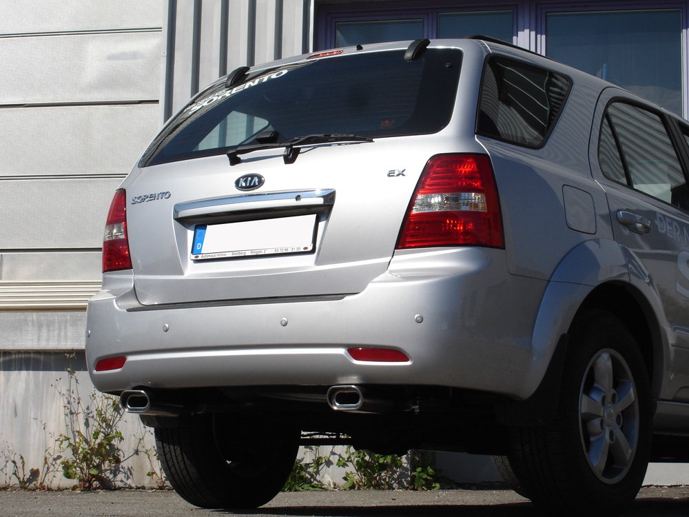 Fox Duplex Endrohrsystem für Kia Sorento Typ JC 3.5l 142kW