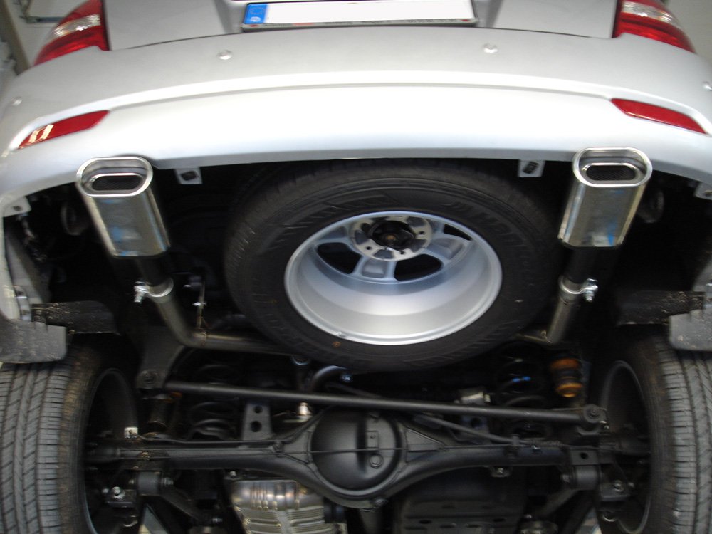 Fox Duplex Endrohrsystem für Kia Sorento Typ JC 3.5l 142kW