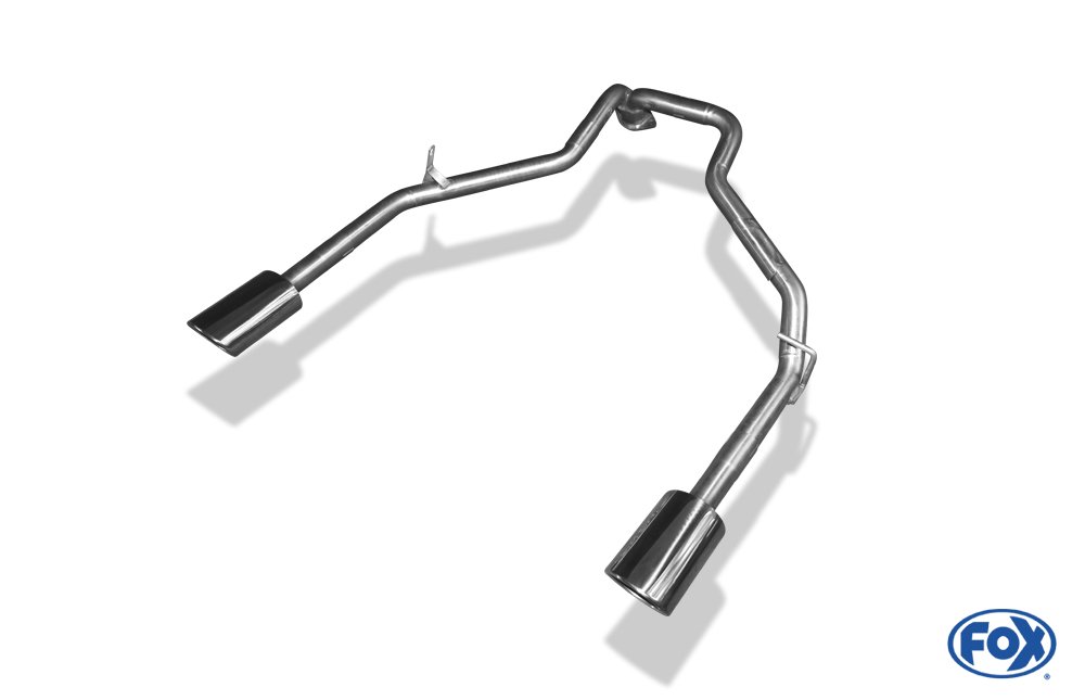 Fox Duplex Endrohrsystem für Kia Sorento Typ JC 2.5l CRDi