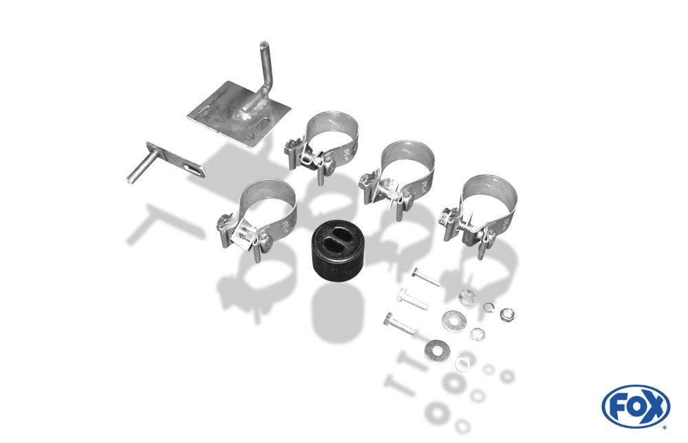 Fox Duplex Endrohrsystem für Kia Sorento Typ JC 2.5l CRDi