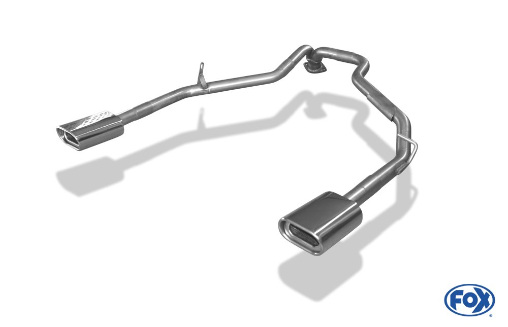 Fox Duplex Endrohrsystem für Kia Sorento Typ JC Facelift V6