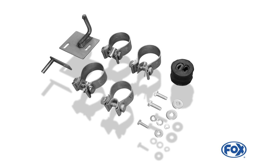 Fox Duplex Endrohrsystem für Kia Sorento Typ JC Facelift V6