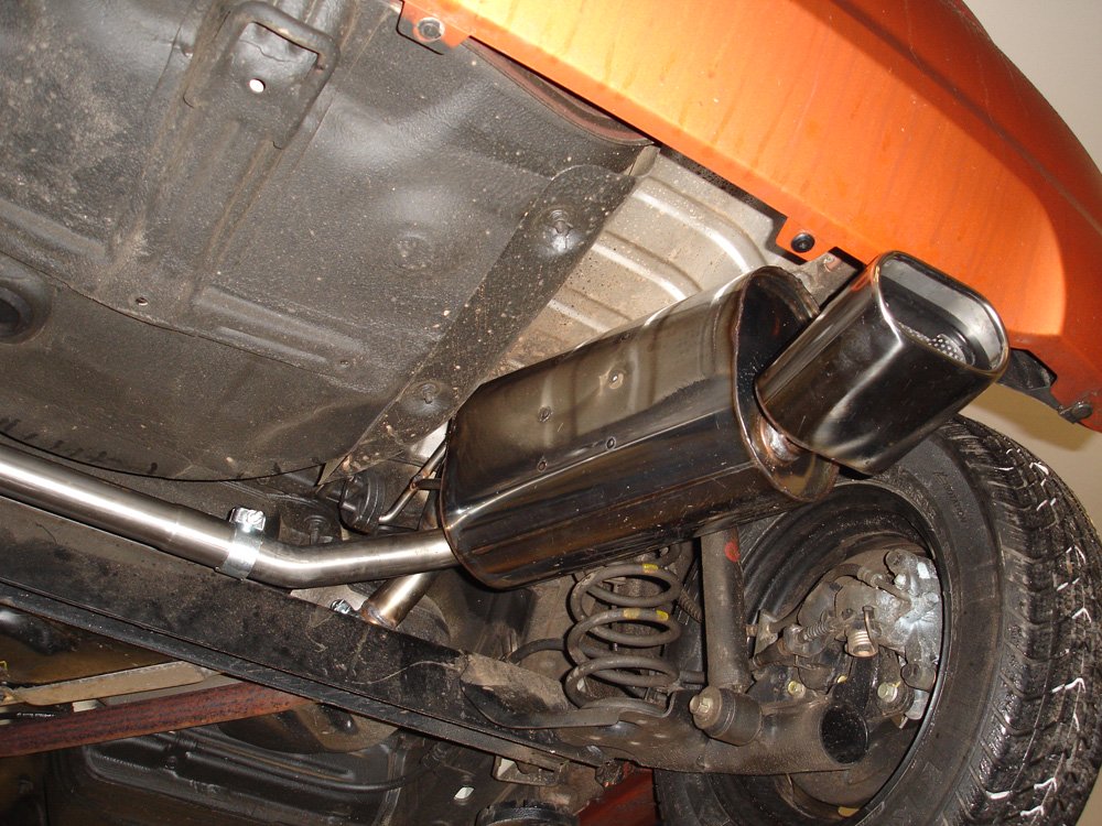 Fox Duplex Auspuff Sportauspuff Endschalldämpfer für Kia Picanto BA 1.0 45 1.1