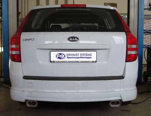 Fox Duplex Endrohrsystem für Kia Ceed Kombi/ Caravan 1.4 1.6 1.8