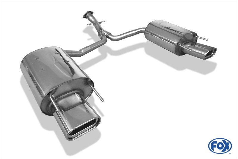Fox Duplex Auspuff Sportauspuff Sportendschalldämpfer für Lexus IS 250 2.5 153kW
