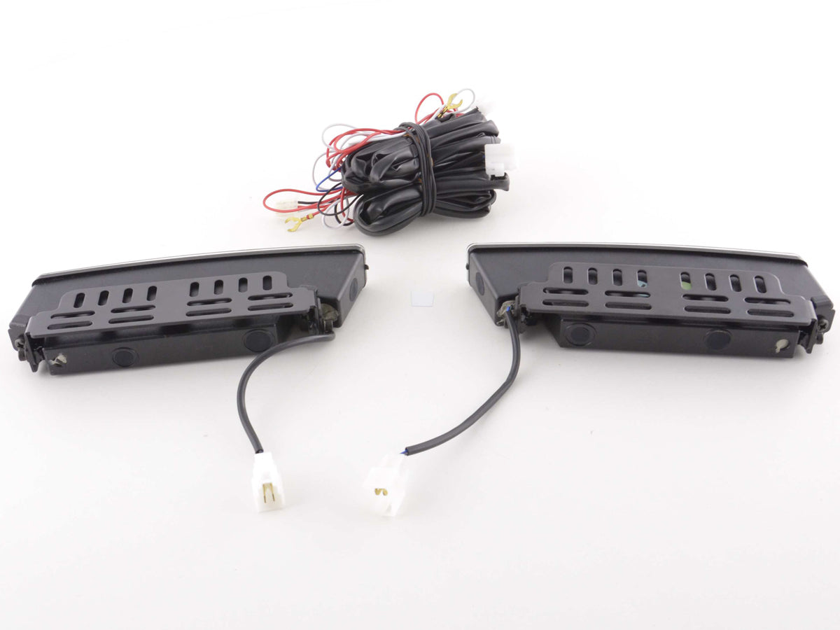 LED Leuchten Set universal mit externem Schalter, chrom