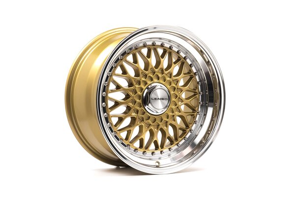 LENSO BSX 7x15 4x100 ET20 NB73,1 GLOSS GOLD & POLISHED