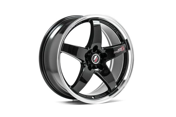 LENSO D1R 8x18 5x108 ET45 NB73,1 GLOSS BLACK & POLISHED