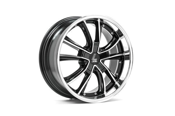 LENSO ES7 7,5x18 5x110 ET45 NB73,1 GLOSS BLACK & POLISHED