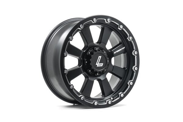 LENSO INTIMIDATOR 8 9,5x20 5x110 ET20 NB74,1 MATT BLACK & CHAMFERED