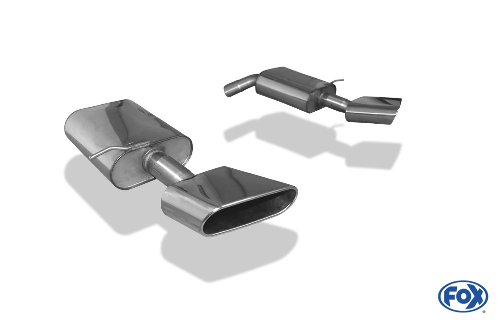 Fox Duplex Auspuff Sportauspuff Endschalldämpfer für Range Rover IV - MK 5,0l