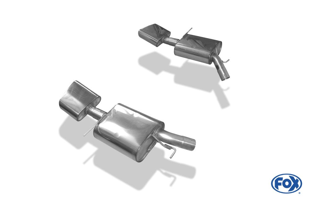 Fox Duplex Auspuff Sportauspuff Endschalldämpfer für Range Rover IV - MK 5,0l