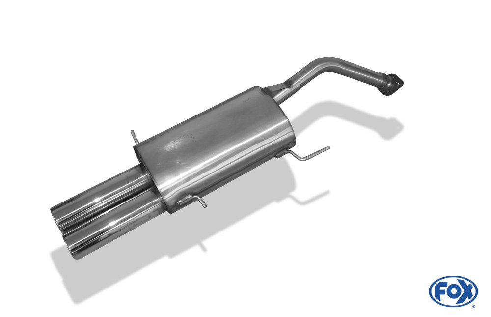 Fox Auspuff Sportauspuff Endschalldämpfer für Mazda 323 BG Stufenheck 1,3l