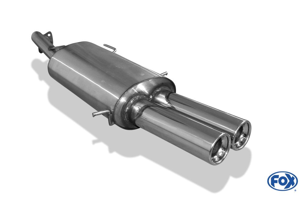 Fox Auspuff Sportauspuff Endschalldämpfer für Mazda 323 BG Stufenheck 1,3l